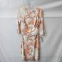 Women's Cream Blossom Ralph Lauren Midi Dress Size 2 image number 1