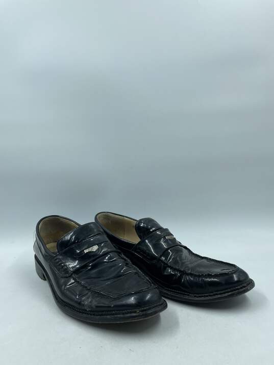 Dolce & Gabbana Black Patent Penny Loafers M 11 COA image number 3