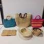 Lot of Assorted Straw Handbags & Hats image number 2