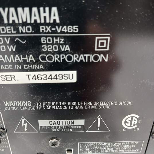 Yamaha RXV465 Natural Sound A/V Receiver W/Remote image number 3