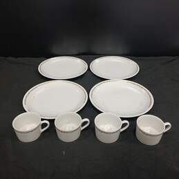 Syracuse China Set of 4 Plates and 4 Cups