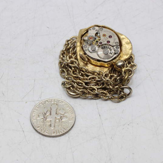 Vintage Reliance 17 Jewel Necklace Watch-18.5g image number 5