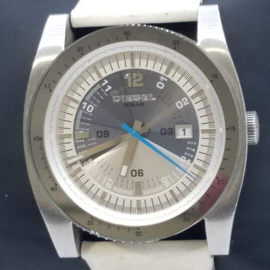 Vintage Diesel 3 Bar DZ 1257 110904 47mm Only The Brave Solid Stainless Steel 3 Bar Water Resistant Day Watch 97g image number 5