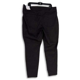 NWT Womens Black Silver Elastic Waist Signature Fit Jegging Pants Size 20 alternative image