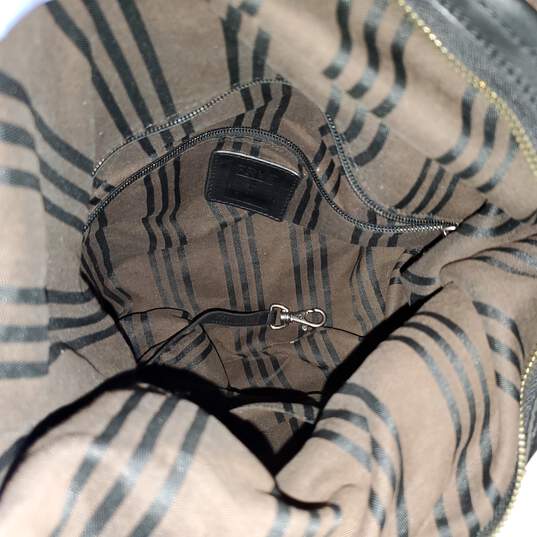 The Frye Company Black Leather Top Handle Shoulder Bag Satchel image number 9