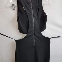 Sans Souci black sleeveless cutout maxi cocktail dress S alternative image