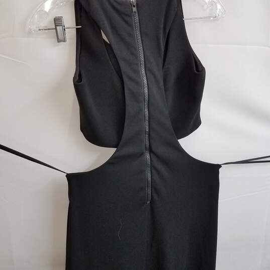 Sans Souci black sleeveless cutout maxi cocktail dress S image number 2
