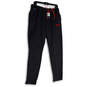 NWT Mens Gray Orange Dri-Fit Elastic Waist Drawstring Sweatpants Size XXL image number 1
