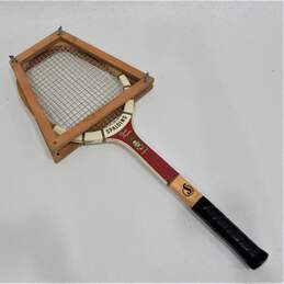Vintage Spalding Pancho Gonzales Tournament Wood Tennis Racquet W/ Guard