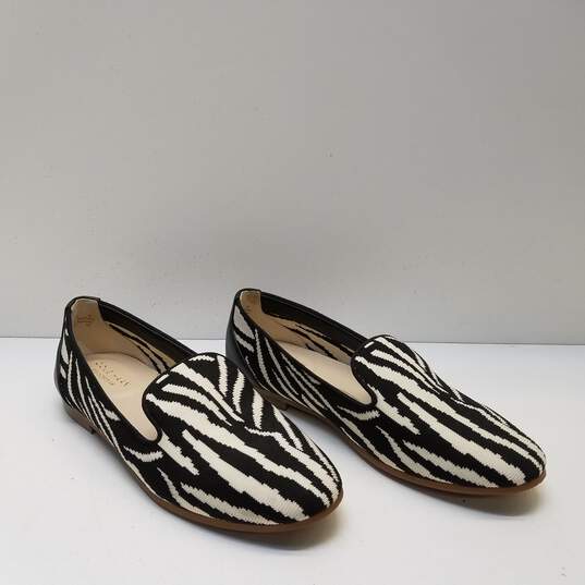 Cole Haan Modern Classics Slip On Flats Loafer Size 7B in Zebra Print image number 3