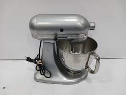 KitchenAid Silver Color Countertop Mixer With Bowl Model KSM150PSMC