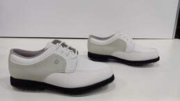 Men's White Foot Joy New Golfing Shoes Size 8.5 In Box alternative image