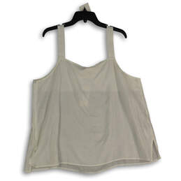 NWT Womens White Sleeveless Wide Strap Pullover Camisole Top Size 2X alternative image