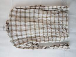 Patagonia Brown Plaid Cotton Button Up Shirt Size M alternative image