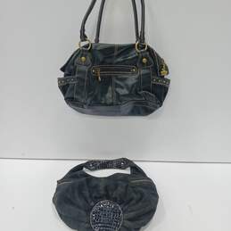 2pc Bundle of Women's Kathy Van Zeeland Faux Leather Hobo Bags alternative image