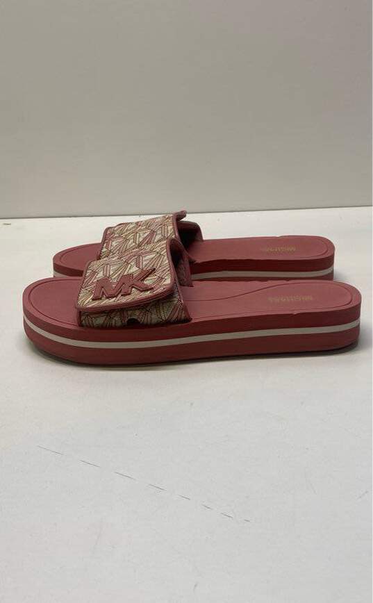 Michael Kors Rose Platform Slide Sandals Shoes Size 9 M image number 2