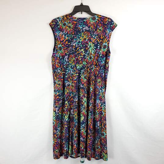 I LE New York Women Multi Color Dress Sz 12 NWT image number 2