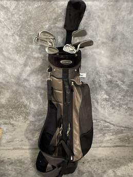 Set Of 11 Turin Tour Distance Golf Clubs In Black Carrier W-0527506-A alternative image