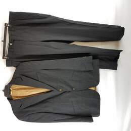Havernera Co Men Black 2 Piece Suit 44L
