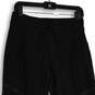Womens Black Elastic Waist Drawstring Tapered Leg Jogger Pants Size 4 image number 3
