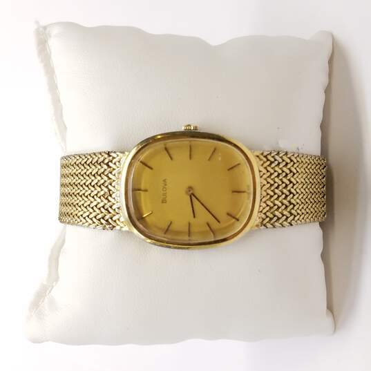 Buy The Bulova N910Eb 17 Jewels Vintage Manual Wind Gold Tone Watch |  Goodwillfinds