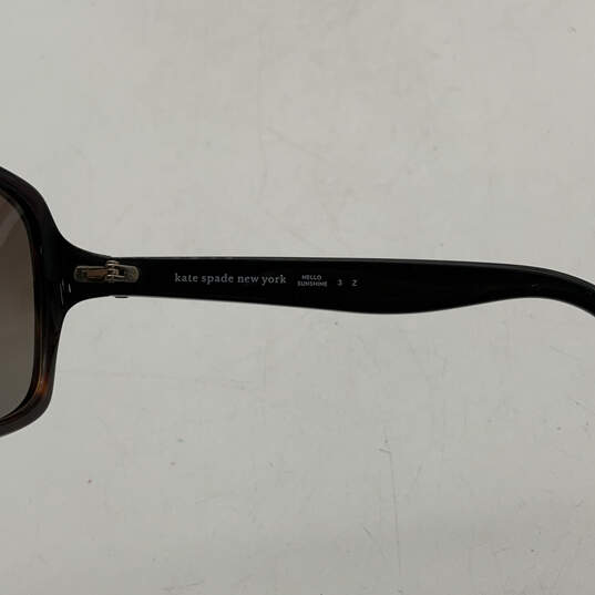 Womens Ayleen WR7LA Brown Frame Full Rim Rectangular Sunglasses With Case image number 6