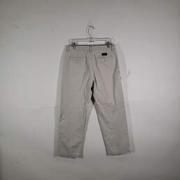 Mens Cavin Cotton Flat Front Straight Fit Slash Pocket Dress Pants Size 34/30 alternative image