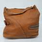 Loyd Maish Brown Leather Hobo Bag image number 4