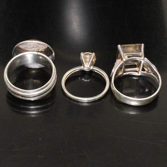 Bundle of 3 Sterling Silver & Copper Rings - 14.1g image number 5