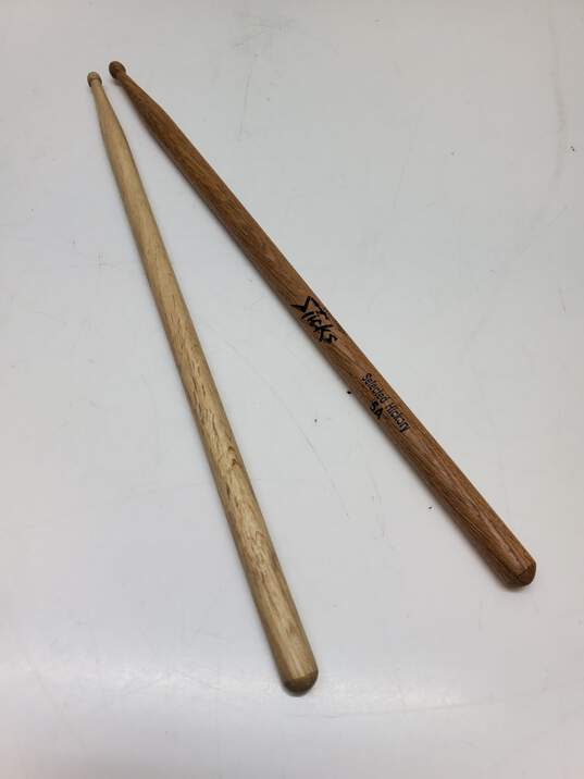 2x Drumsticks Mixed Pair On Stage Sticks Selected Hickory 5A image number 1
