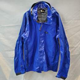 Marmot Full Zip Hooded Blue Outdoor Jacket Size L