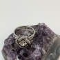Designer Brighton Silver-Tone Crustal Cut Stone Eternity Knot Stylish Ring image number 1