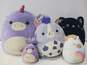 Lot of 5 Assorted Size Squishmallows Plush Stuffed Toys image number 1