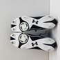 Under Armour UA Ignite Low ST Baseball Cleats Black White Men's Size 9.5 image number 5