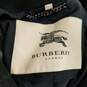 Burberry London Black Wool Trench Coat Men's Size 58 - AUTHENTICATED image number 4