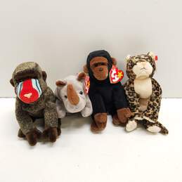 Assorted Ty Beanie Babies Bundle Lot of 4