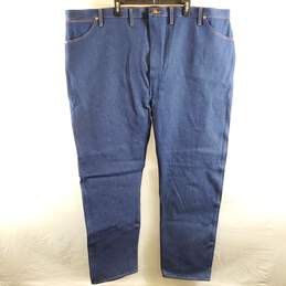 Wrangler Men Blue Cowboy Cut Jeans Sz 54 NWT