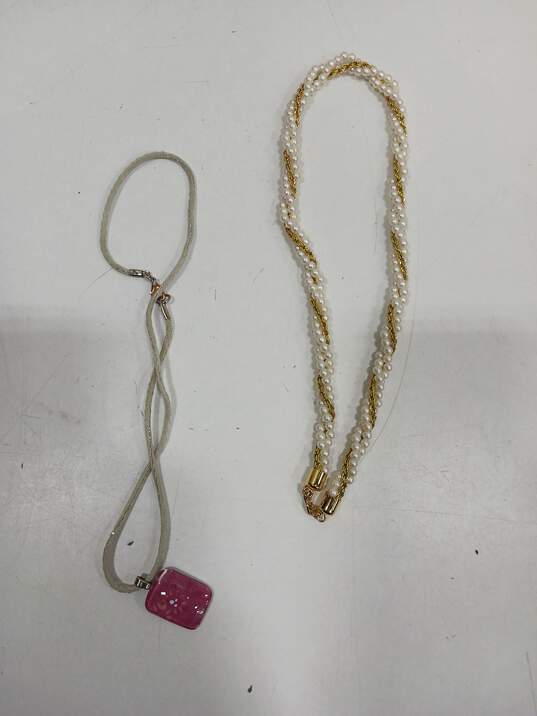 Bundle of Pink Themed Costume Jewelry image number 3