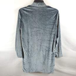 Futurino Women Grey Velvet Drape Cardigan S NWT alternative image