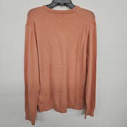 Orange V Neck Sweater alternative image