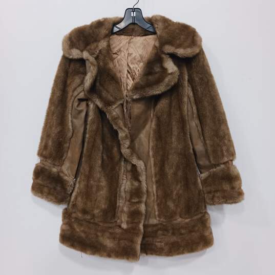 Women’s Vintage Career Originals Simulation Fur Jacket image number 1