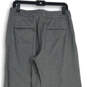 NWT Womens Gray Pleated Wide Leg Side Zip Ankle Pants Size 8 image number 4