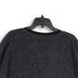 Womens Gray Long Sleeve Lace Crew Neck Pullover Sweatshirt Size 3 image number 4