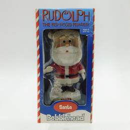 2002 Rudolph The Red Nosed Reindeer Bobbleheads Santa & Hermey alternative image