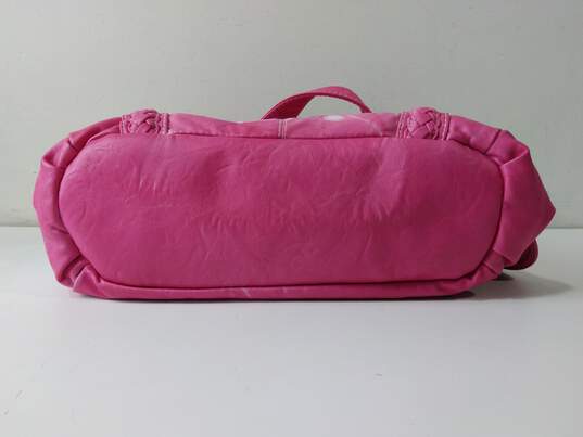 Women's Pink Angel Barcelo Fashions Pink Leather Purse image number 3