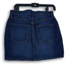 GAP Womens Blue 5-Pocket Design Flat Front Mini Skirt Size 29 alternative image