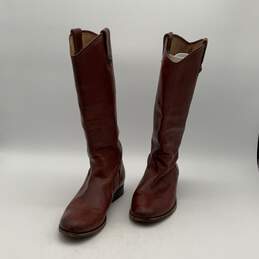 Womens Melissa 77167 Brown Leather Round Toe Knee High Riding Boots Size 9.5 B alternative image