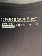 Nike Mens Black Golf Pullover w/ 3/4 Zipper Size XK image number 3