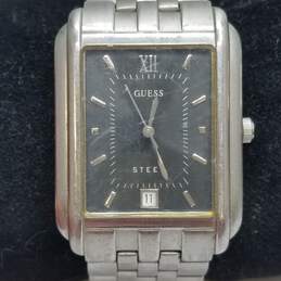 Guess Steel Tank and Water-Pro Diver Stainless Steel Watch alternative image