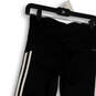 Womens Black White Striped High Waist Pull-On Stretch Ankle Leggings Size S image number 4